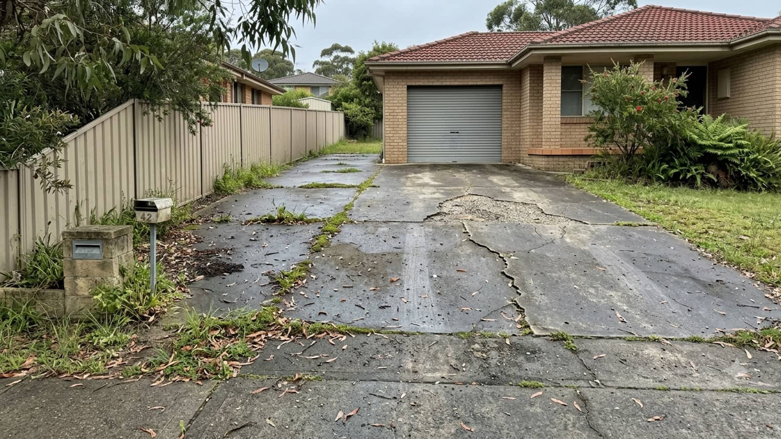 Old driveway